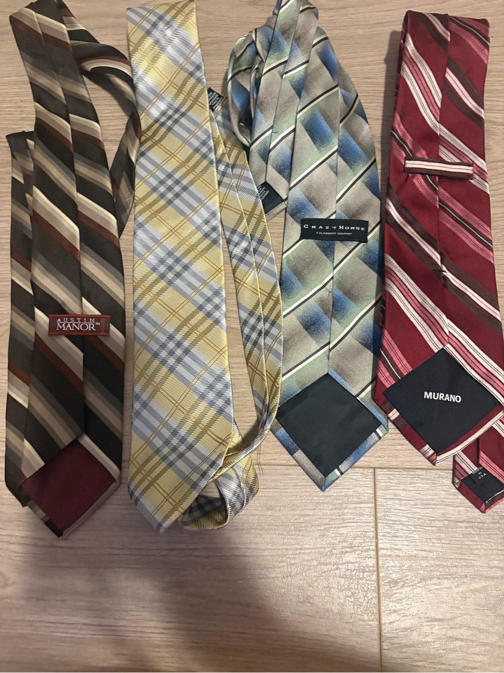Mens assorted ties